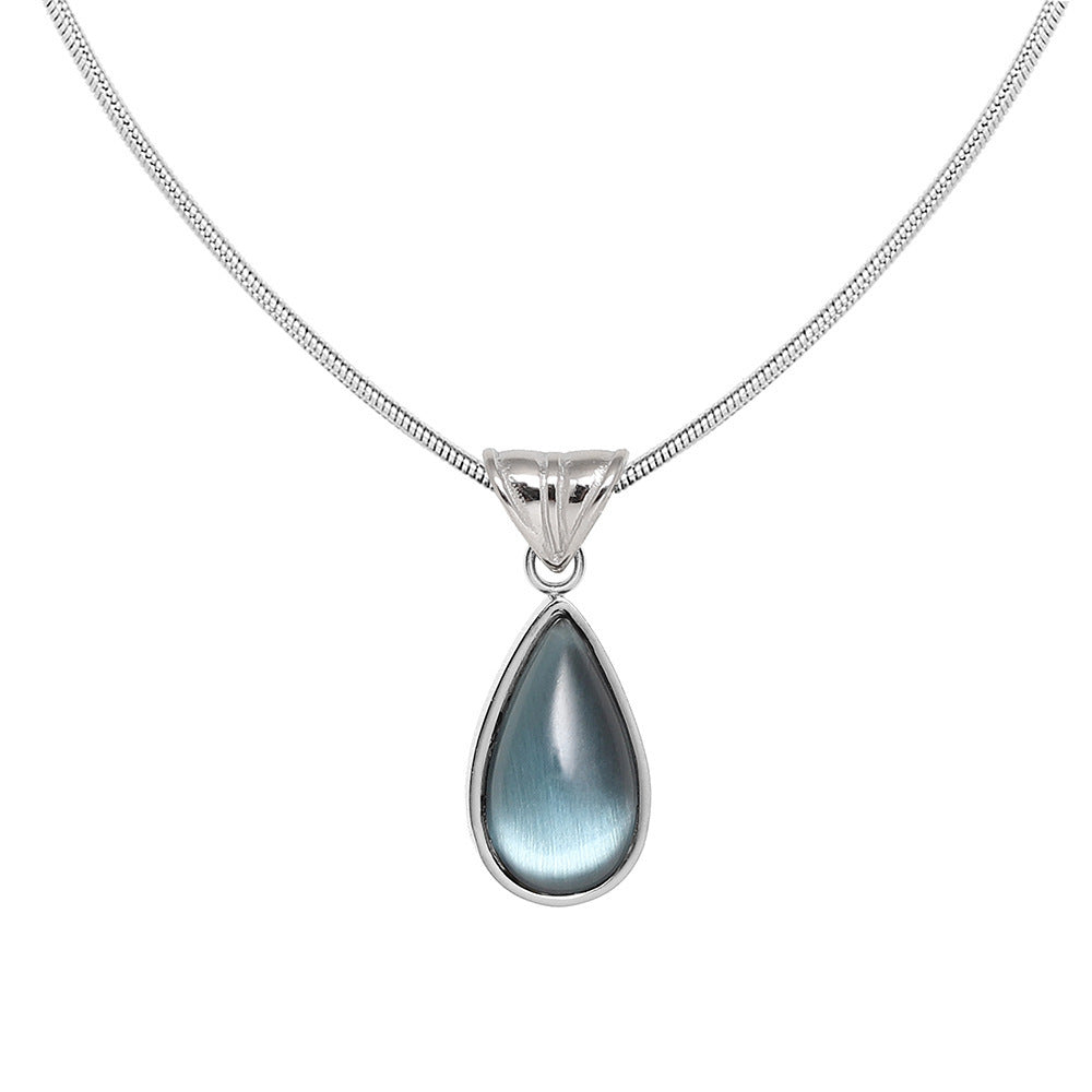 Water Drop Blue Ocean Necklace