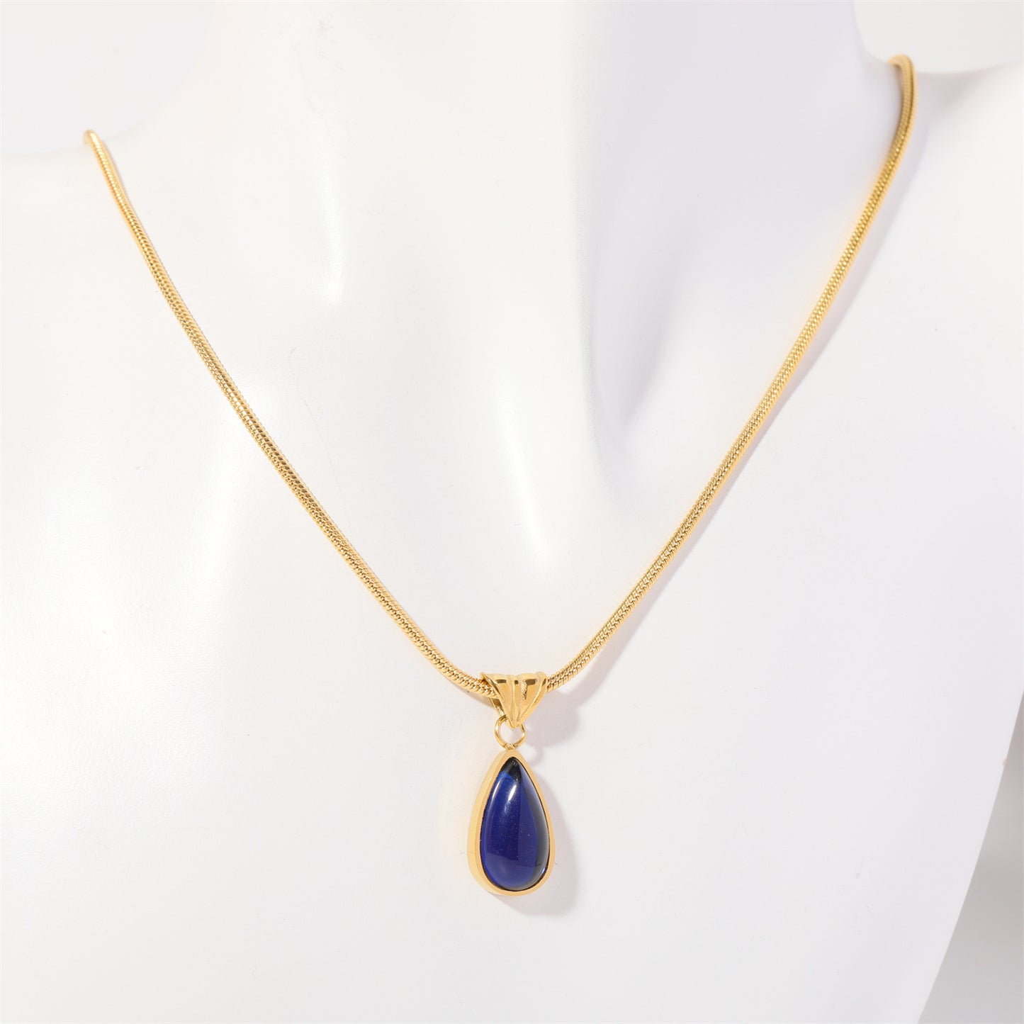 Water Drop Blue Ocean Necklace